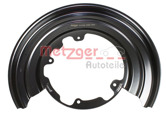METZGER 6115158 Spritzblech, Bremsscheibe